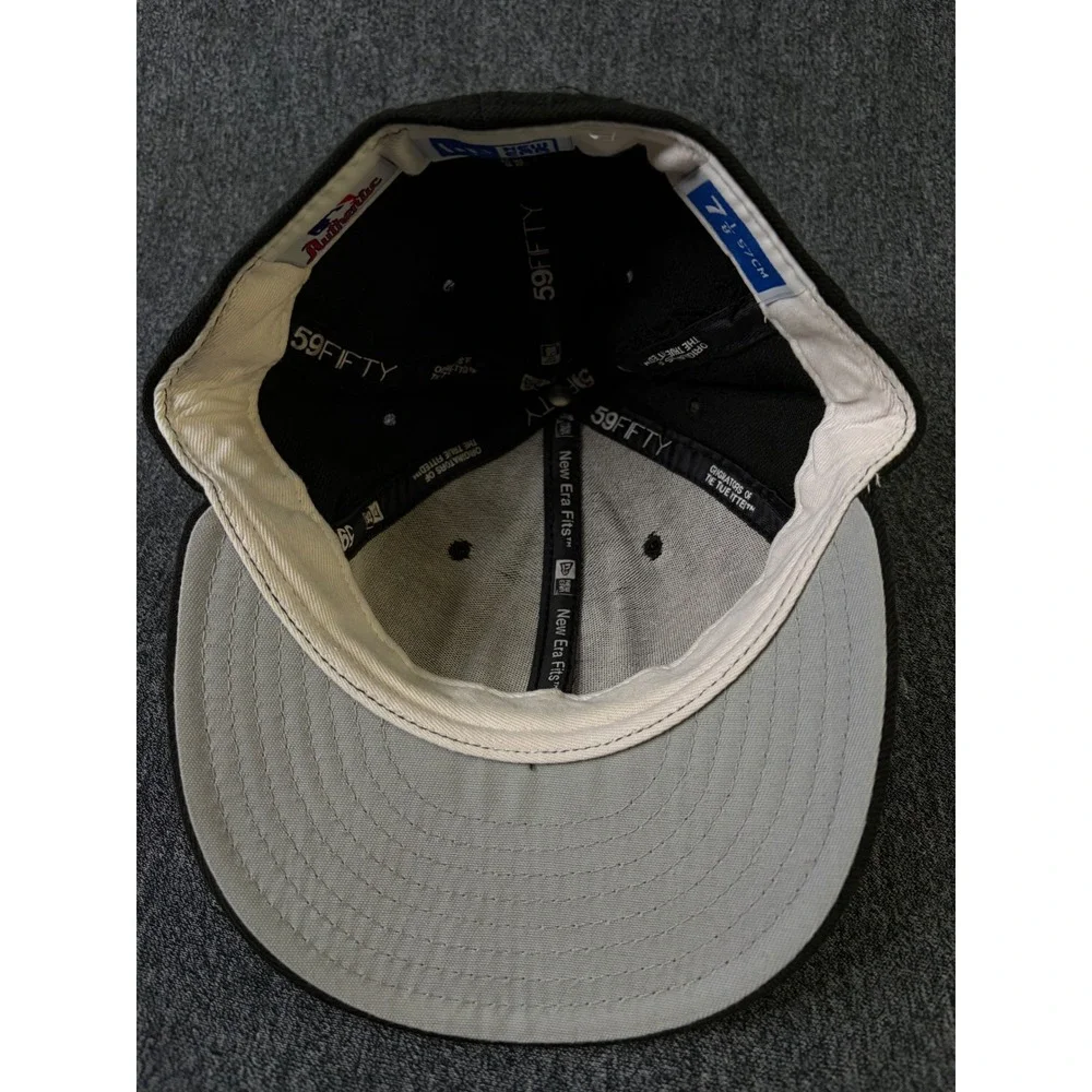 New Era 59FIFTY Chicago White Sox 2005 World Series Patch Hat Fitted 7 1/8 Brown